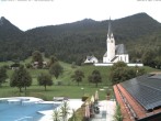 Archiv Foto Webcam Kreuth: Kirche und Freibad 11:00