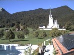 Archiv Foto Webcam Kreuth: Kirche und Freibad 09:00