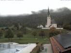 Archiv Foto Webcam Kreuth: Kirche und Freibad 09:00