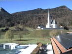 Archiv Foto Webcam Kreuth: Kirche und Freibad 09:00