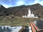 Archiv Foto Webcam Kreuth: Kirche und Freibad 08:00