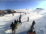 Archived image Webcam Skilifte Sinswang - view of the ski run 13:00