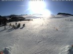 Archived image Webcam Skilifte Sinswang - view of the ski run 09:00