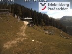 Archiv Foto Webcam Bergstation Pradaschier 09:00