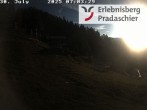 Archiv Foto Webcam Bergstation Pradaschier 06:00