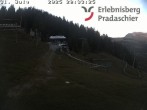 Archiv Foto Webcam Bergstation Pradaschier 19:00
