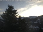 Archiv Foto Webcam Chalet Sybil (1360m), Leysin 07:00