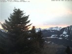 Archiv Foto Webcam Chalet Sybil (1360m), Leysin 06:00