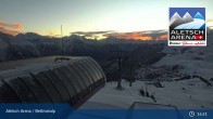 Archived image Webcam Bettmeralp: Bergstation Wurzenbord 04:00