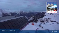 Archived image Webcam Bettmeralp: Bergstation Wurzenbord 07:00