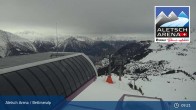 Archived image Webcam Bettmeralp: Bergstation Wurzenbord 08:00