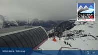 Archived image Webcam Bettmeralp: Bergstation Wurzenbord 10:00