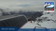 Archived image Webcam Bettmeralp: Bergstation Wurzenbord 08:00