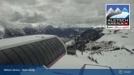 Archived image Webcam Bettmeralp: Bergstation Wurzenbord 12:00