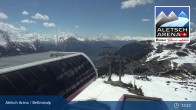 Archived image Webcam Bettmeralp: Bergstation Wurzenbord 12:00