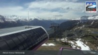 Archiv Foto Webcam Bettmeralp - Bergstation Wurzenbord 12:00