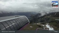 Archived image Webcam Bettmeralp: Bergstation Wurzenbord 16:00