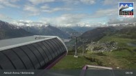Archived image Webcam Bettmeralp: Bergstation Wurzenbord 08:00