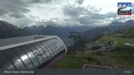 Archived image Webcam Bettmeralp: Bergstation Wurzenbord 16:00