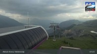 Archived image Webcam Bettmeralp: Bergstation Wurzenbord 06:00