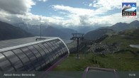Archiv Foto Webcam Bettmeralp - Bergstation Wurzenbord 14:00