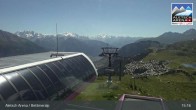 Archiv Foto Webcam Bettmeralp - Bergstation Wurzenbord 14:00