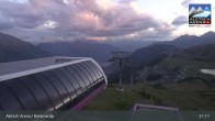 Archiv Foto Webcam Bettmeralp - Bergstation Wurzenbord 20:00