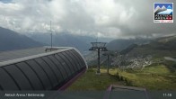 Archived image Webcam Bettmeralp: Bergstation Wurzenbord 10:00
