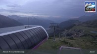 Archived image Webcam Bettmeralp: Bergstation Wurzenbord 00:00