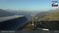 Archived image Webcam Bettmeralp: Bergstation Wurzenbord 06:00