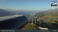 Archived image Webcam Bettmeralp: Bergstation Wurzenbord 07:00