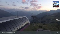 Archived image Webcam Bettmeralp: Bergstation Wurzenbord 20:00
