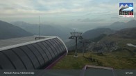 Archived image Webcam Bettmeralp: Bergstation Wurzenbord 06:00