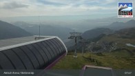 Archived image Webcam Bettmeralp: Bergstation Wurzenbord 07:00