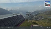 Archived image Webcam Bettmeralp: Bergstation Wurzenbord 08:00