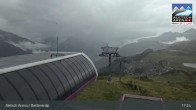 Archived image Webcam Bettmeralp: Bergstation Wurzenbord 16:00