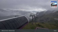 Archived image Webcam Bettmeralp: Bergstation Wurzenbord 18:00