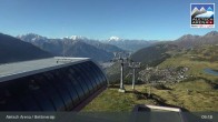 Archived image Webcam Bettmeralp: Bergstation Wurzenbord 08:00