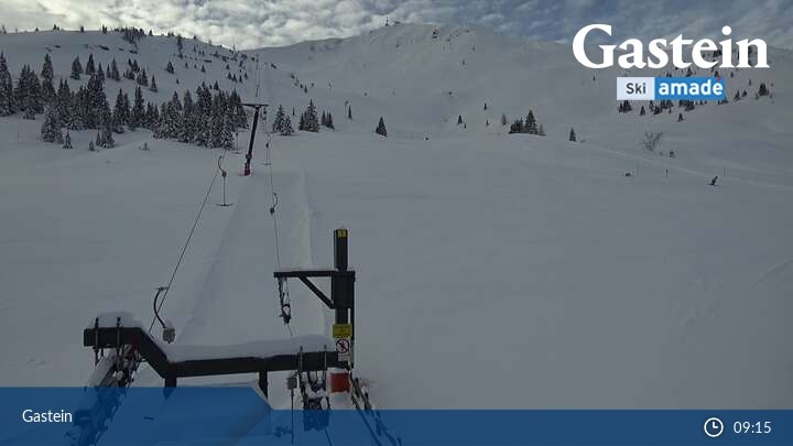 Webcam Bad Gastein - Snowpark Stubnerkogel • Gasteinertal • Panorama