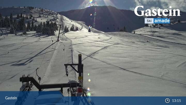 Webcam Bad Gastein - Snowpark Stubnerkogel • Gasteinertal • Panorama