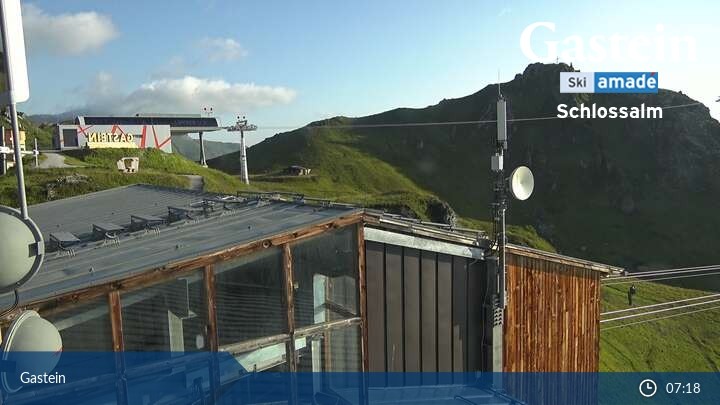 Webcam Ausblick Schlossalm (Bad Hofgastein) • Gasteinertal • Panorama