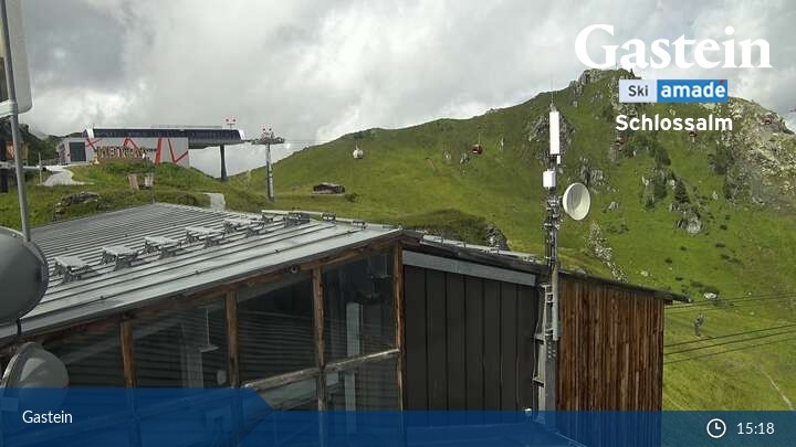 Webcam Ausblick Schlossalm (Bad Hofgastein) • Gasteinertal • Panorama
