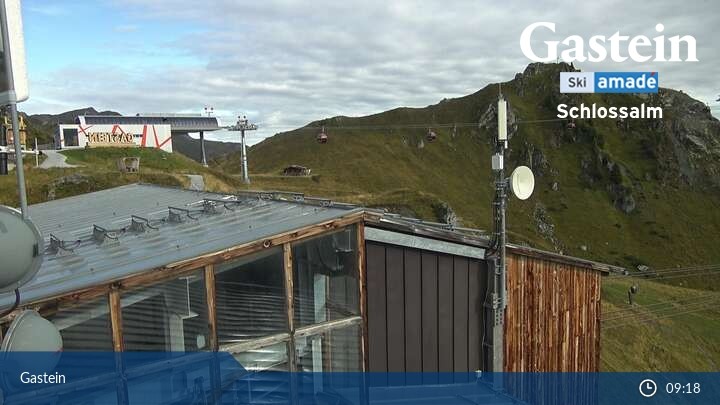 Webcam Ausblick Schlossalm (Bad Hofgastein) • Gasteinertal • Panorama