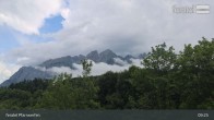 Archiv Foto Webcam Burg Hohenwerfen im Salzburger Land 08:00