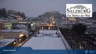 Archived image Webcam Salzburg: Mirabell Palace 11:00