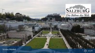 Archived image Webcam Salzburg: Mirabell Palace 10:00