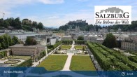 Archiv Foto Webcam Salzburg: Schloss Mirabell 13:00