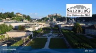 Archived image Webcam Salzburg: Mirabell Palace 18:00