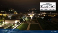 Archived image Webcam Salzburg: Mirabell Palace 02:00