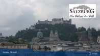 Archiv Foto Webcam Salzburg: Schloss Mirabell 09:00